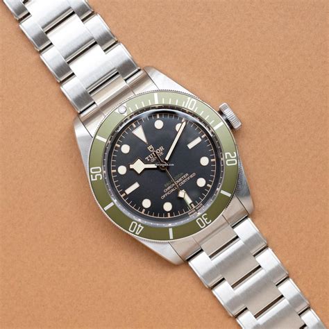 tudor black bay green bezel